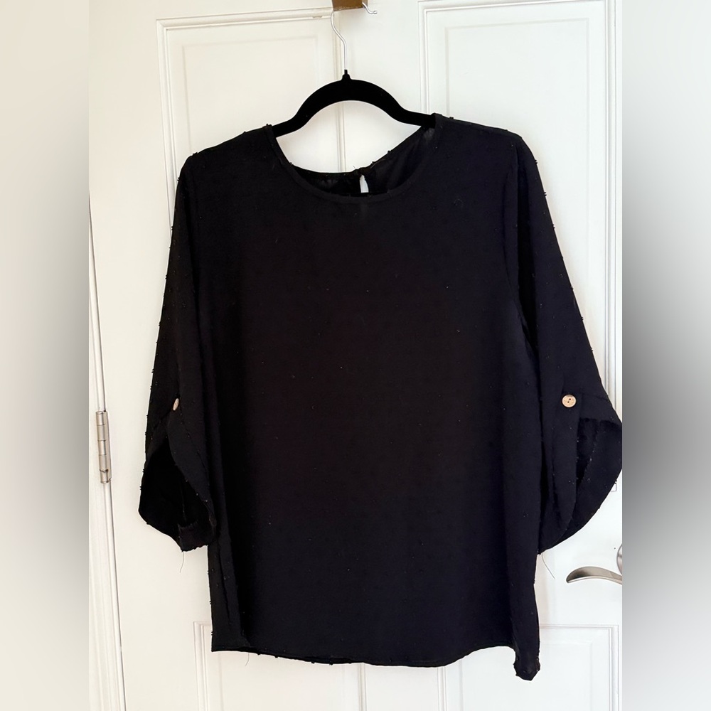 Source‎ Unknown Black Blouse